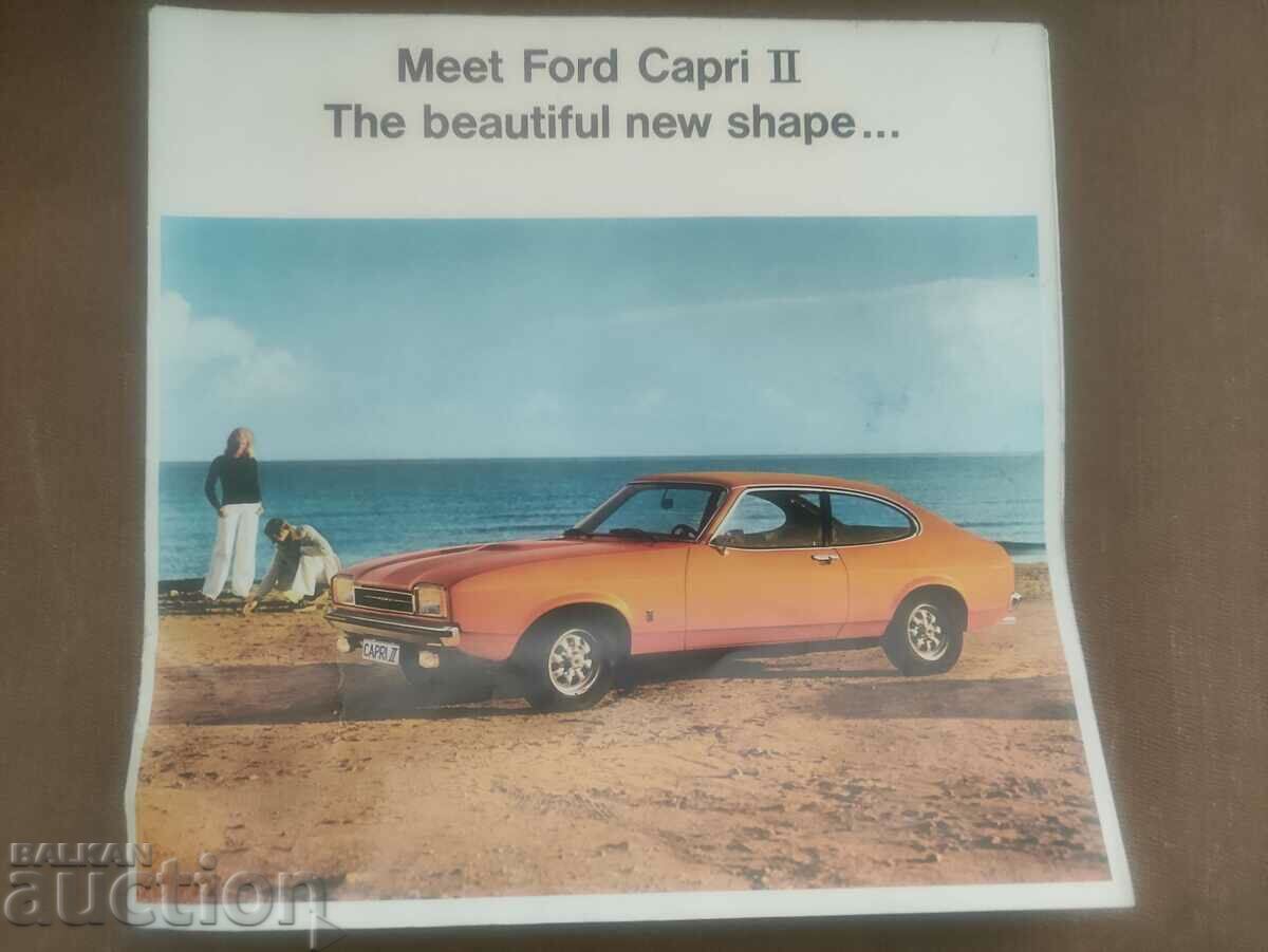 Broșura Ford Capri II