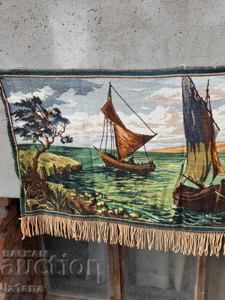 Auction  Antique carpet, wall covering