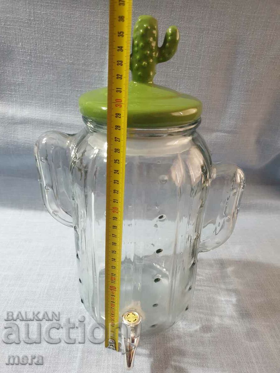 Μεγάλο γυάλινο βάζο με κανέλα - 6 Μεγάλο γυάλινο βάζο με κανέλα - 6