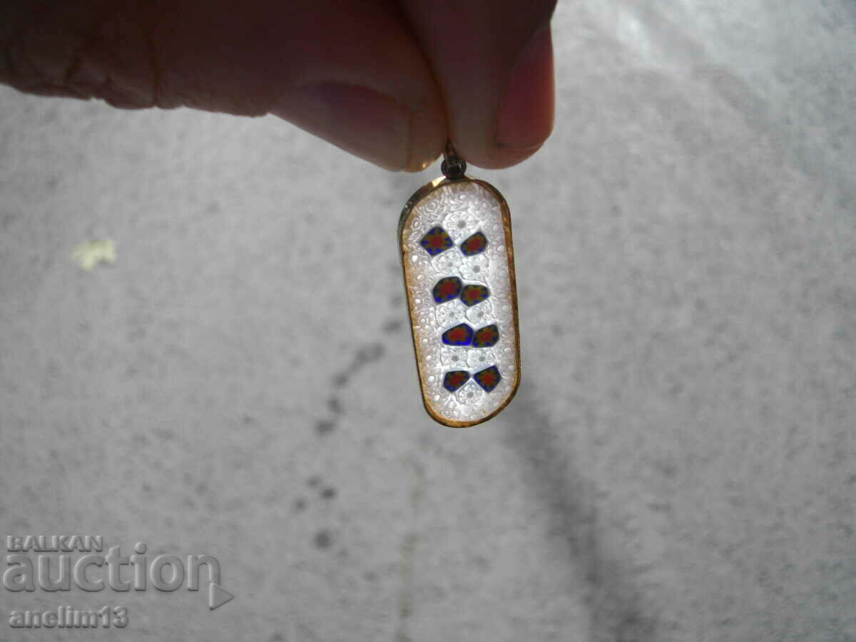 Delivery of OLD MURANO PENDANT WITH SILVER GOLD FINISH Delivery of OLD MURANO PENDANT WITH SILVER GOLD FINISH