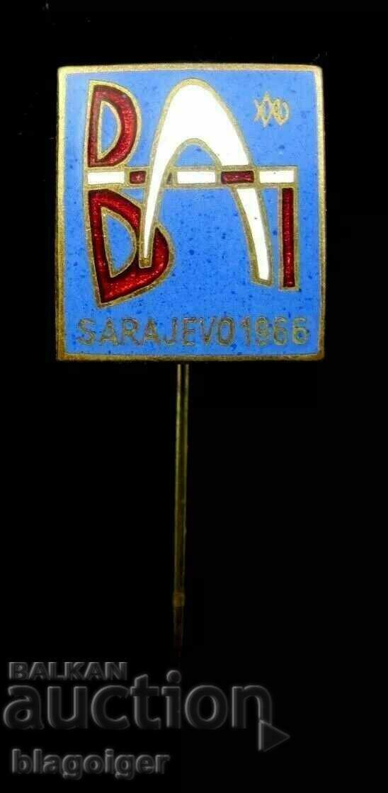 Auction Sarajevo Balkan Games 1966-Rare Sign-Email Auction Sarajevo Balkan Games 1966-Rare Sign-Email
