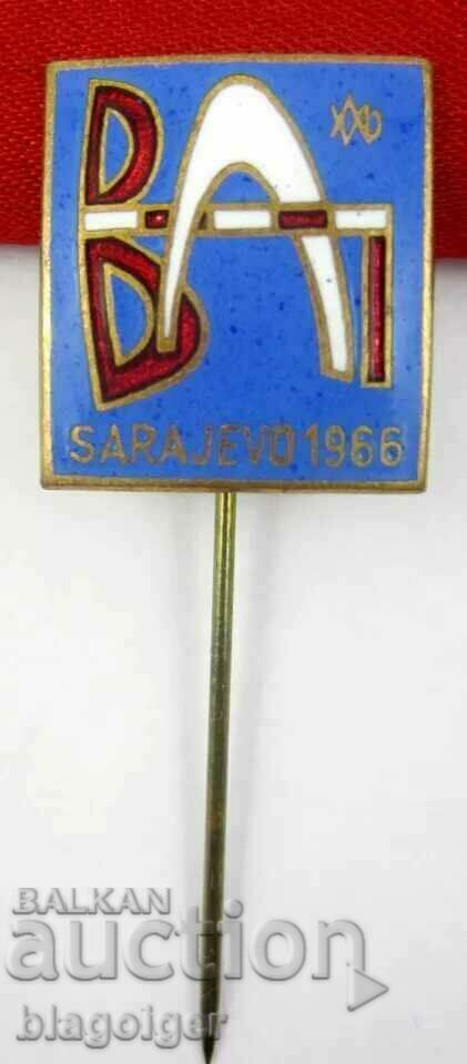 Sarajevo Balkan Games 1966-Rare Sign-Email