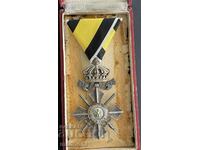 Kingdom of Bulgaria Order of Military Merit VI century with crown reg