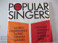 "POPULAR SINGERS" gramophone record