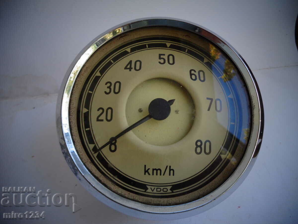 OT 1 ST.BZC VDO OLD MILEAGE SPEEDOMETER RETRO CAR