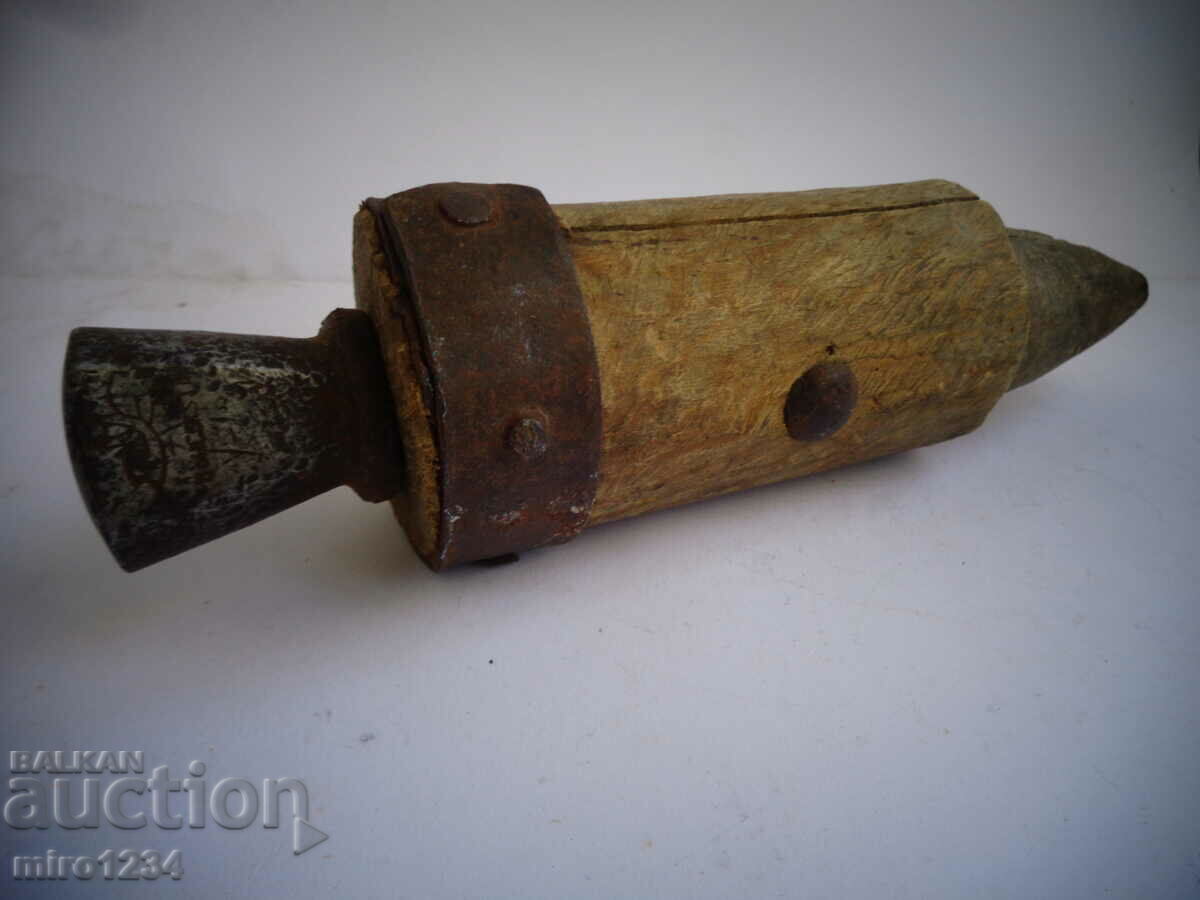 OT 1 ST.BZC KNIFE BLADE OLD GRINDER STEEL MARKING