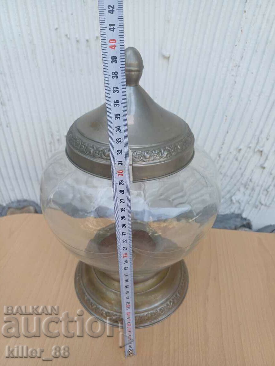 Vintage glass jar - 5 Vintage glass jar - 5