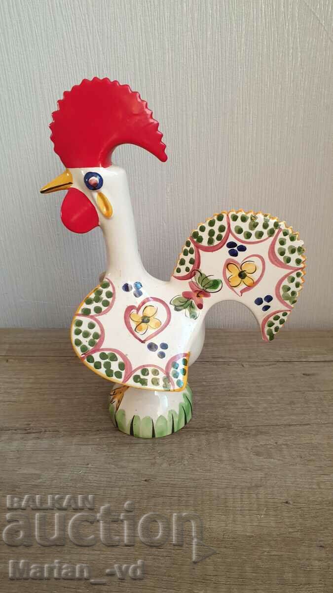 Porcelain Portuguese Rooster Figure Hand Painted with price 100.00 BGN | € 51.13 Porcelain Portuguese Rooster Figure Hand Painted with price 100.00 BGN | € 51.13