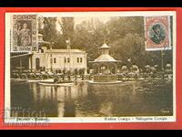 РУМЪНИЯ ПЪТУВАЛА КАРТИЧКА БУКУРЕЩ VOLKSGARTEN GISMIGIU  1916