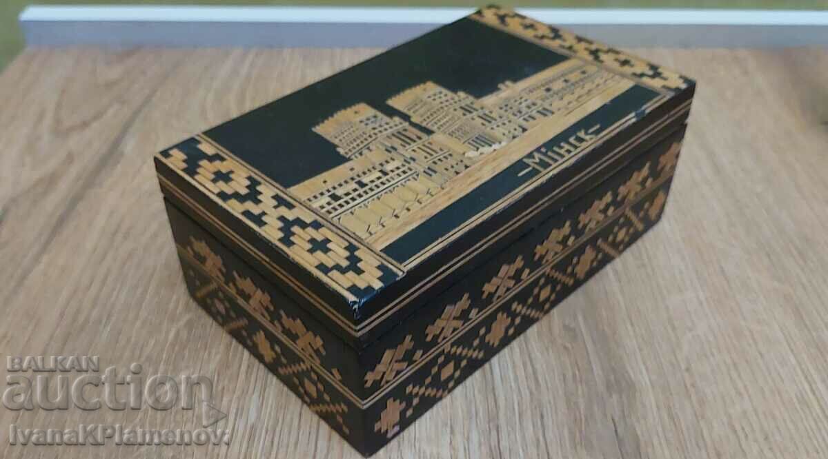 Wooden box for collectors