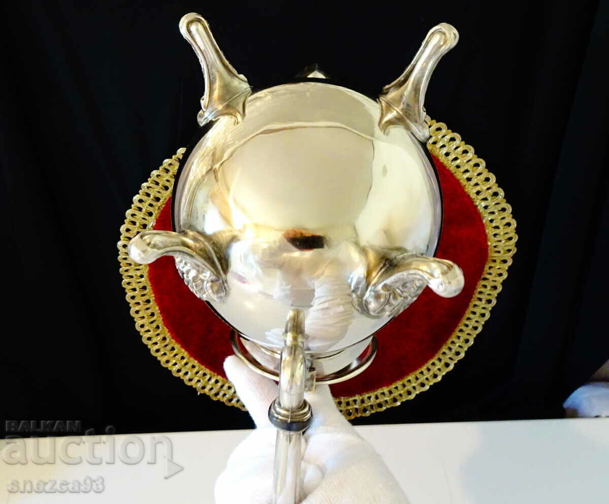 Silver-plated bronze jug, gold-plated inside, baroque - 6 Silver-plated bronze jug, gold-plated inside, baroque - 6