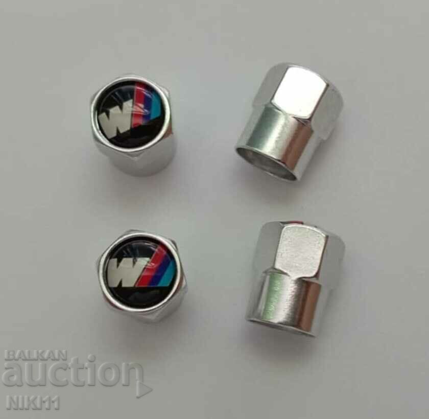 4 pcs. Metal caps for BMW M screws, BMW M tuning package