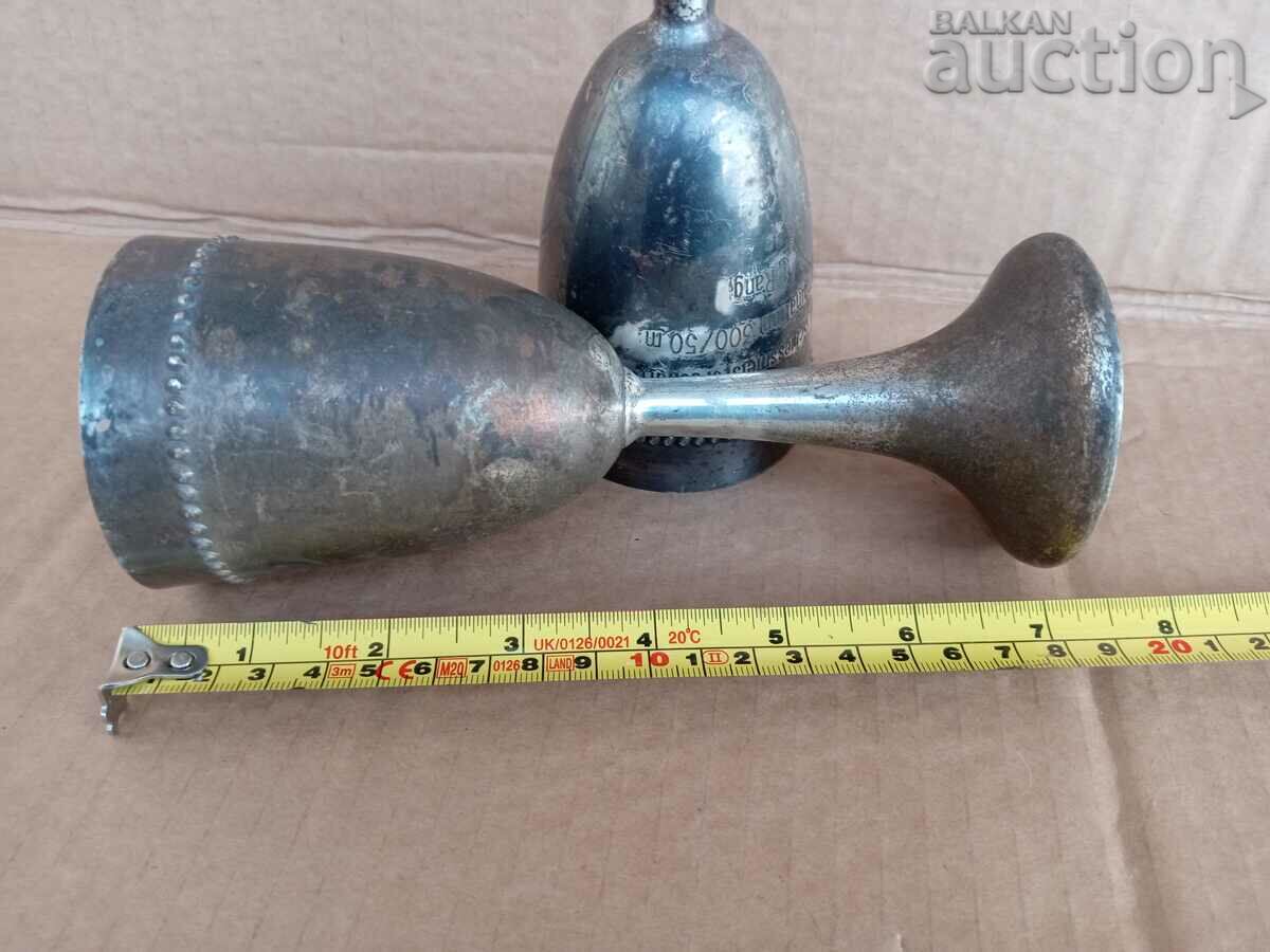 retro vintage silver plated cups cup goblet lot - 7 retro vintage silver plated cups cup goblet lot - 7