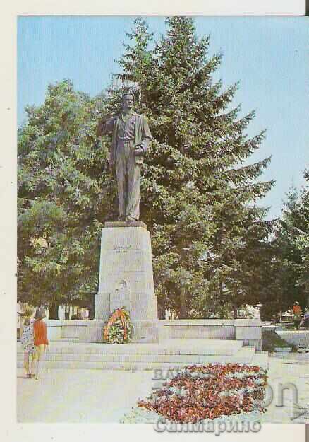 Bulgaria Bansko Postcard Monument to N.Y. Vaptsarov 3** Bulgaria Bansko Postcard Monument to N.Y. Vaptsarov 3**