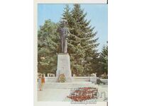 Καρτ ποστάλ Βουλγαρία Μπάνσκο Μνημείο Ν.Υ. Βαπτσάροφ 3**