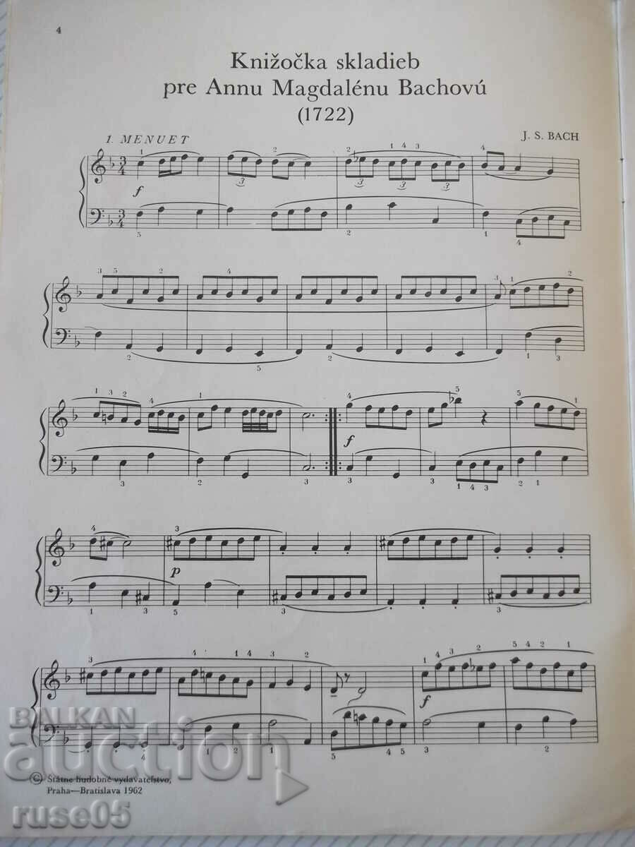 Auction Sheet music "BACH" - 24 pages. Auction Sheet music "BACH" - 24 pages.