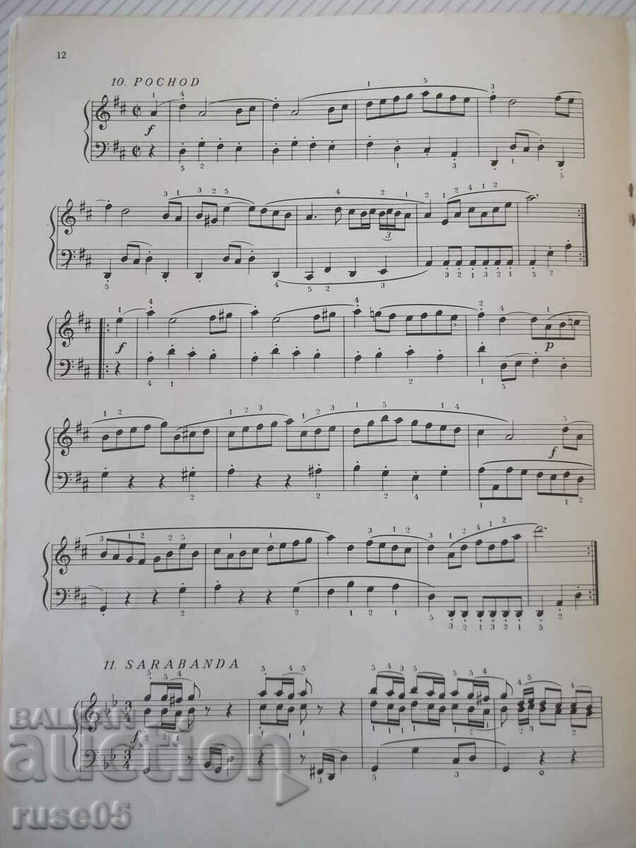 Delivery of Sheet music "BACH" - 24 pages. Delivery of Sheet music "BACH" - 24 pages.
