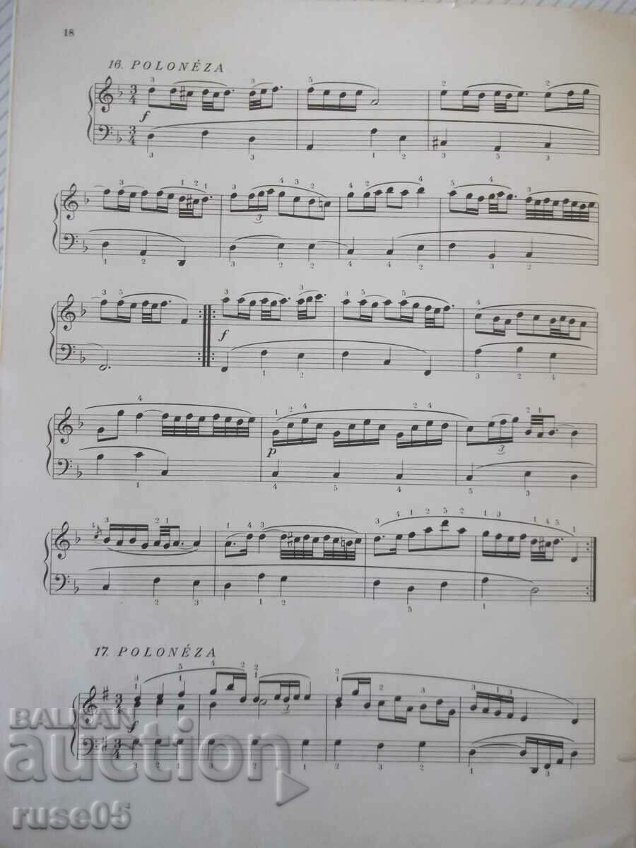 Sheet music "BACH" - 24 pages. - 5 Sheet music "BACH" - 24 pages. - 5