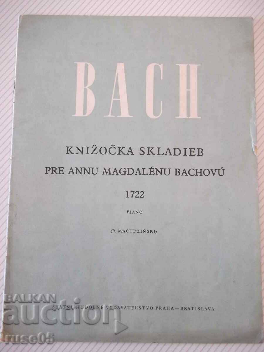 Παρτιτούρες "BACH" - 24 σελίδες.