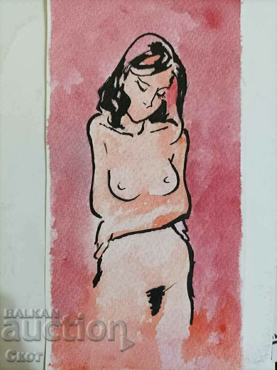 Ink and watercolor drawing Ink and watercolor drawing