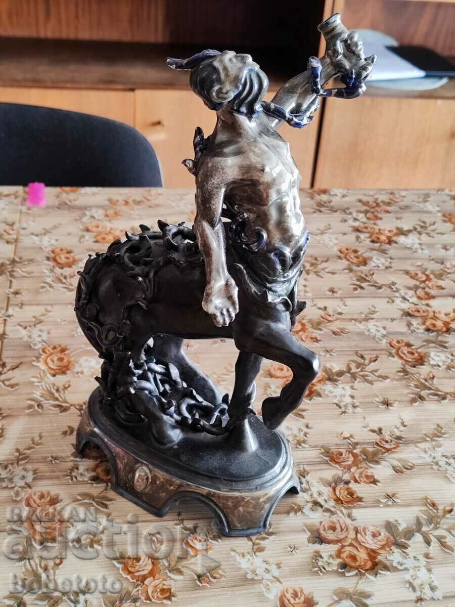 BZC Ceramica de autor cu semnătură 1995 centaur