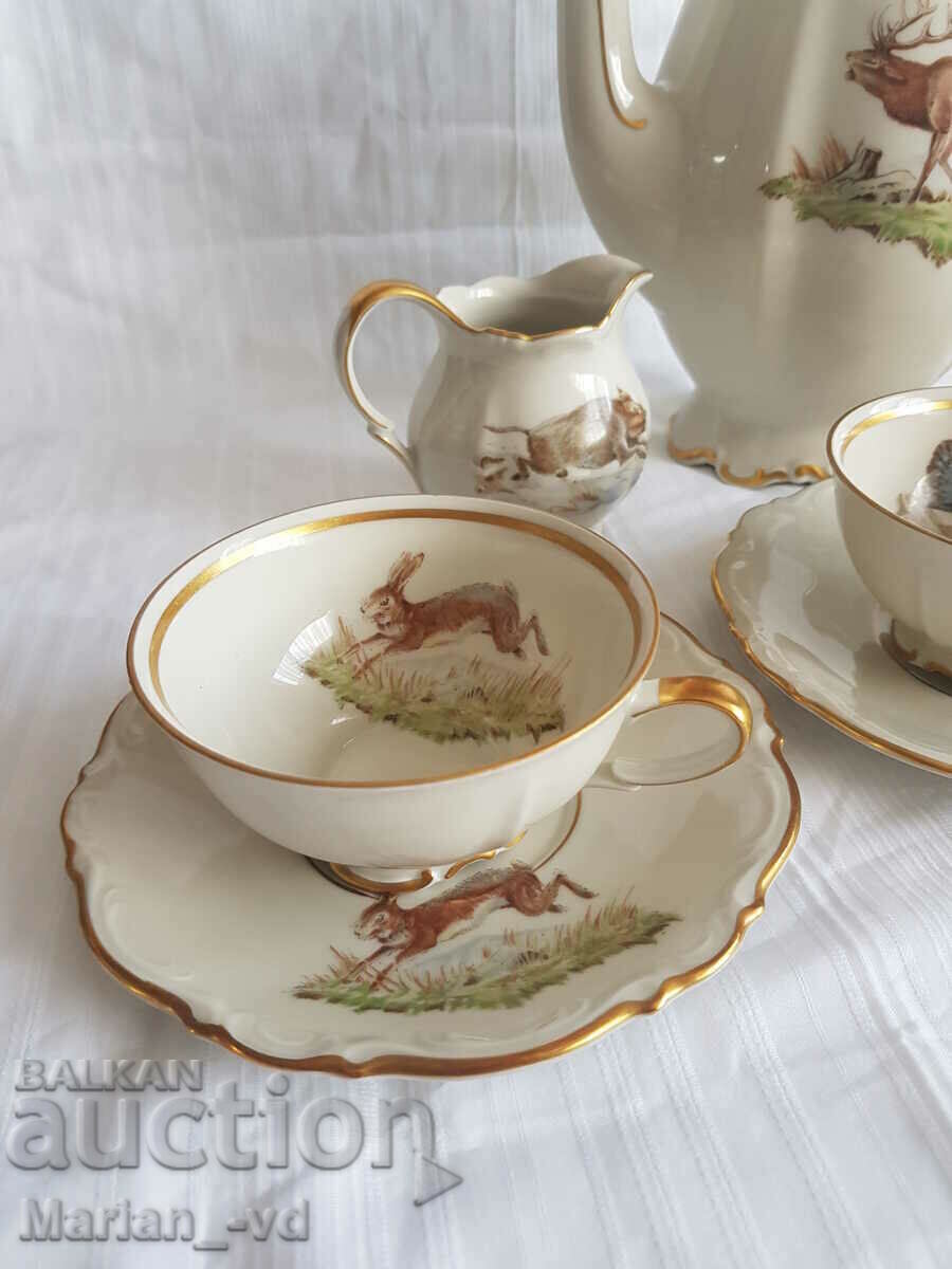 Porcelain coffee and tea service BAVARIA Germany with price 200.00 BGN | € 102.26 Porcelain coffee and tea service BAVARIA Germany with price 200.00 BGN | € 102.26
