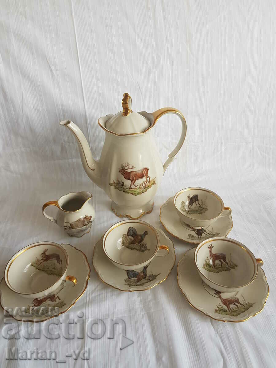 Porcelain coffee and tea service BAVARIA Germany