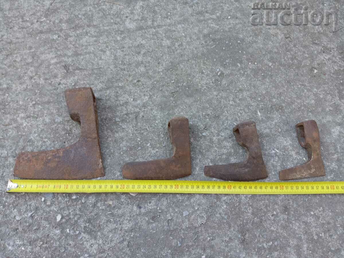 Delivery of antique axes small ax large ax lot Delivery of antique axes small ax large ax lot