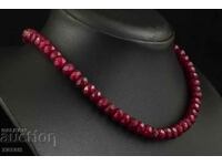 BZC!! 188.90 Carat Corundum Ruby 1 Penny Necklace!!