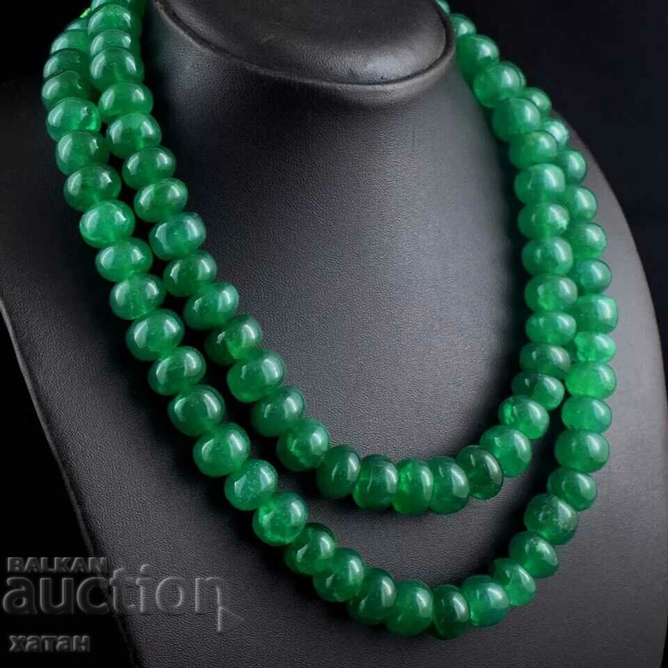 BZC!! 1180 Carat 1 Penny Emerald Necklace!!