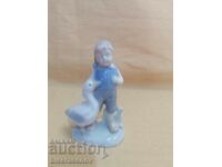 Porcelain figure with markings