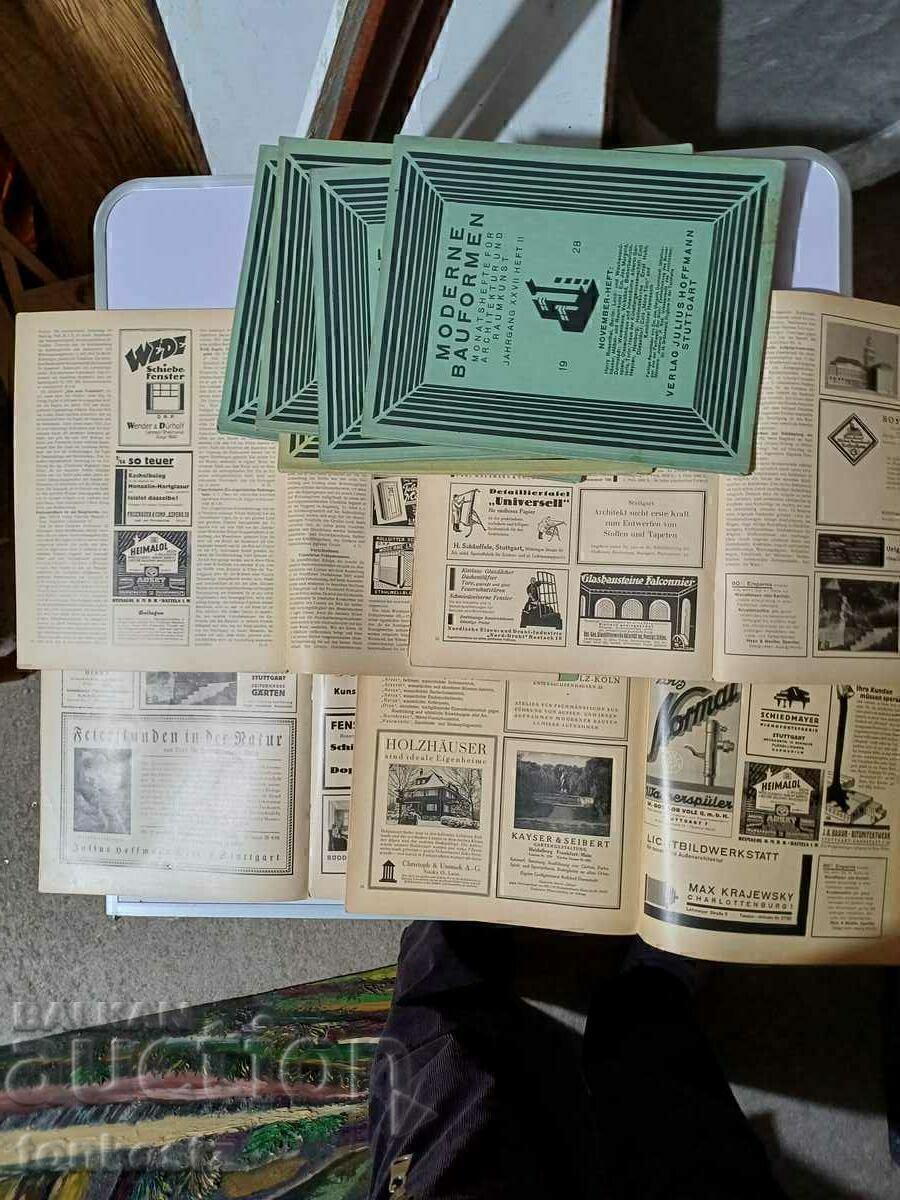 Auction  9 issues of magazines 1928