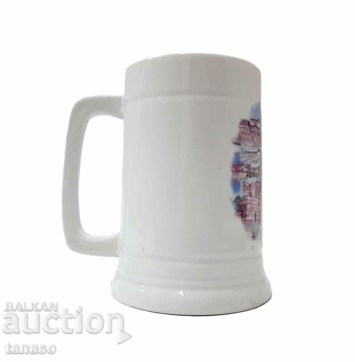 Auction Porcelain mug, coffee cup "Sozopol" (13.2) Auction Porcelain mug, coffee cup "Sozopol" (13.2)