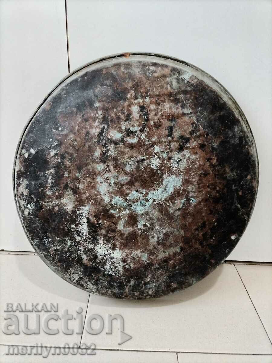 Delivery of Copper vessel, tray, copper, blue Delivery of Copper vessel, tray, copper, blue