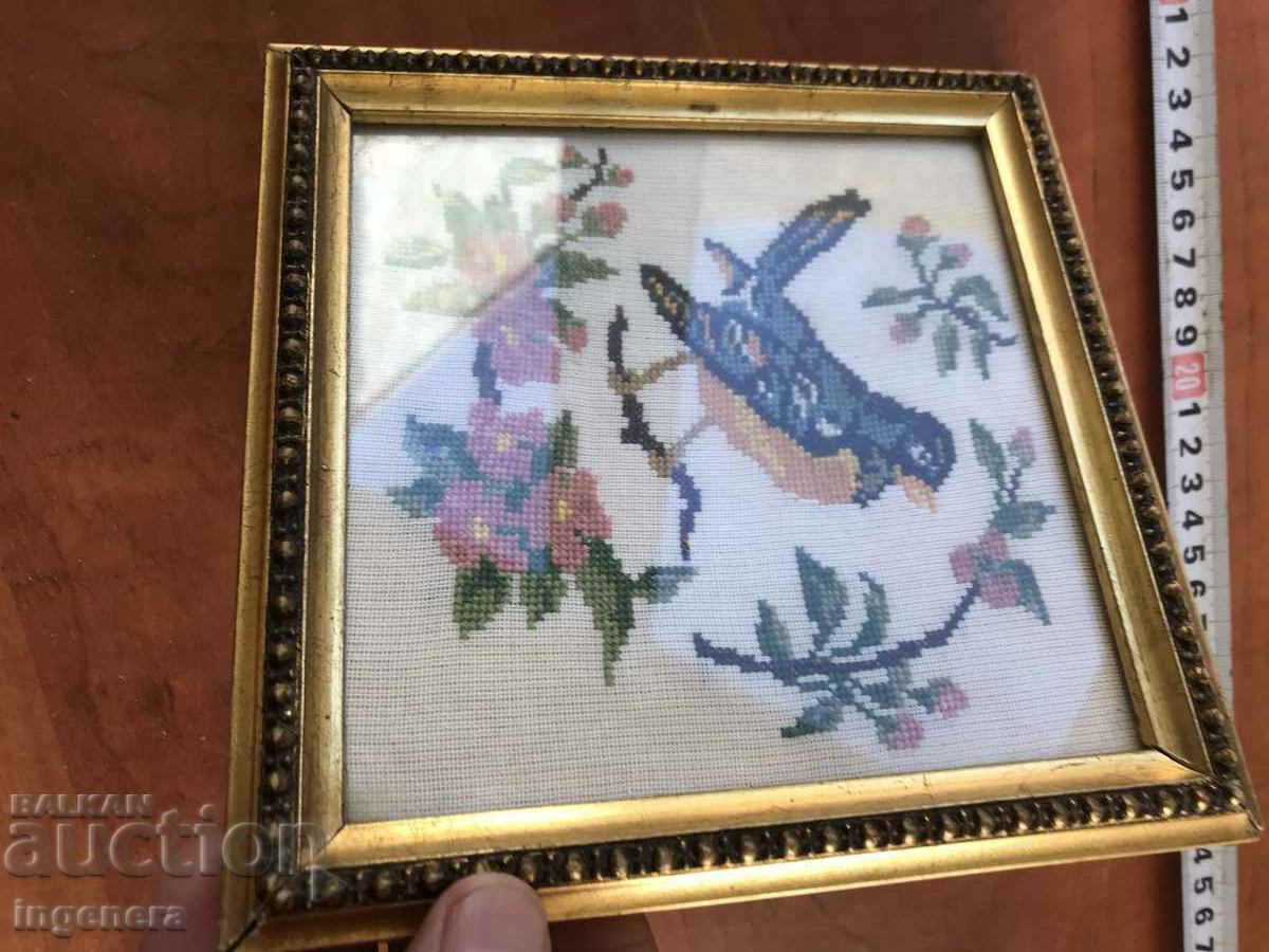 Auction EARLY SOCIETY TAPESTRY SEWED PANEL WOOD FRAME Auction EARLY SOCIETY TAPESTRY SEWED PANEL WOOD FRAME