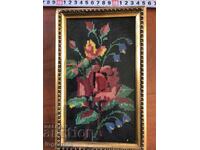 EARLY SOCIETY TAPESTRY SEWED PANEL WOOD FRAME