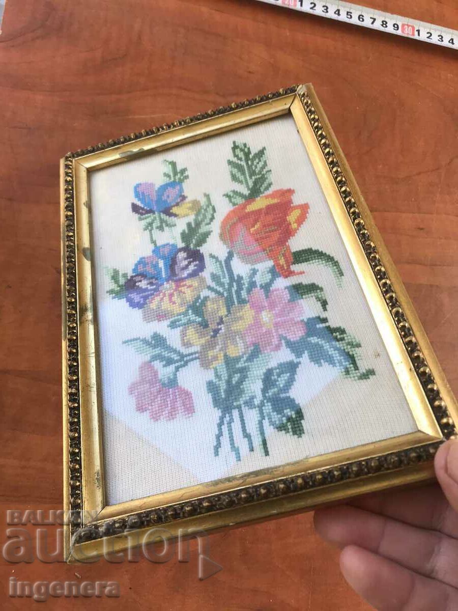 EARLY SOCIETY TAPESTRY SEWED PANEL WOOD FRAME with price 26.00 BGN | € 13.29