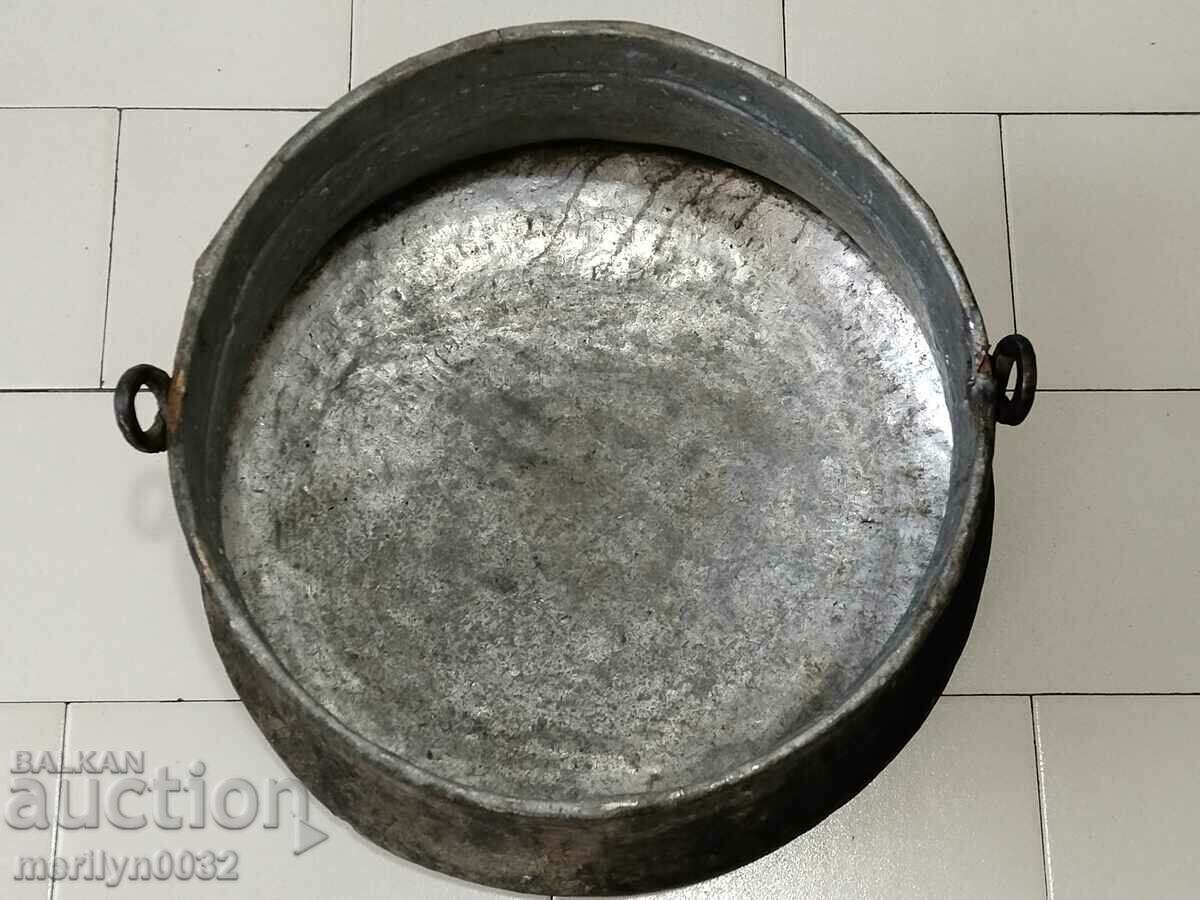Old harania, copper vessel, large cauldron, copper, dustpan with price 149.50 BGN | € 76.44