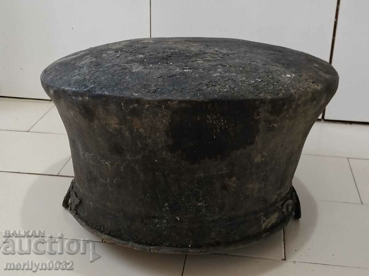 Old harania, copper vessel, large cauldron, copper, dustpan - 6
