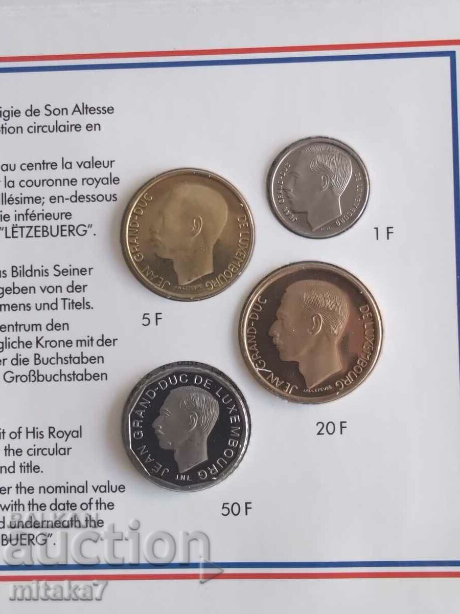 Coin set Luxembourg, 1993