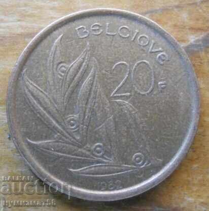 20 francs 1982 - Belgium