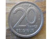 20 franci 1994 - Belgia