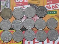 14 pcs. Coins