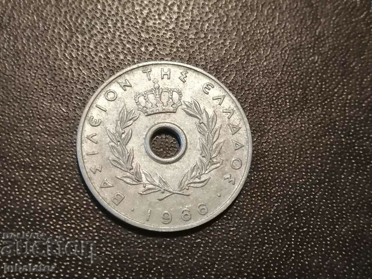 1966 10 Lepta Grecia Aluminiu