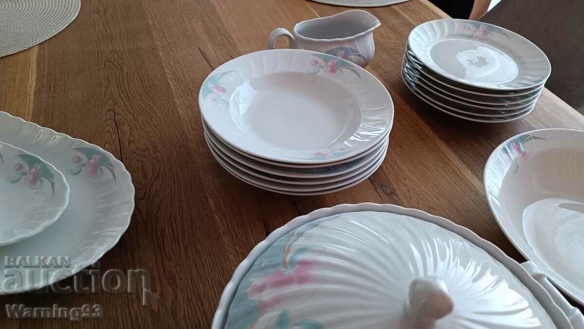 Porcelain dining set - 24 pieces - Zavod Kitka - NEW - 5 Porcelain dining set - 24 pieces - Zavod Kitka - NEW - 5