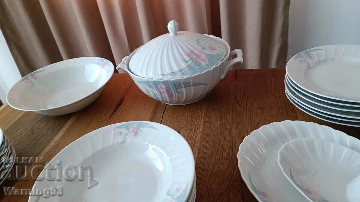 Porcelain dining set - 24 pieces - Zavod Kitka - NEW - 7 Porcelain dining set - 24 pieces - Zavod Kitka - NEW - 7