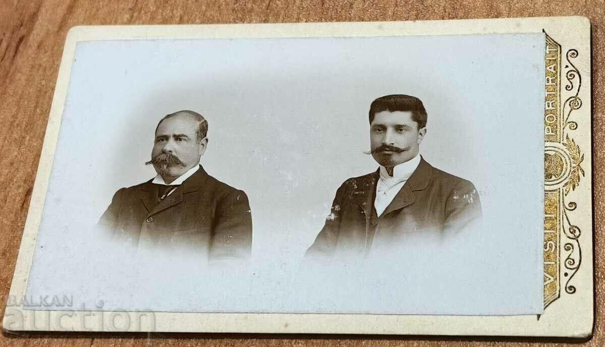 . MEN PORTRAIT OLD PHOTO PHOTO CARDBOARD