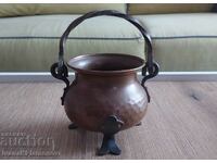 Copper cauldron for collectors