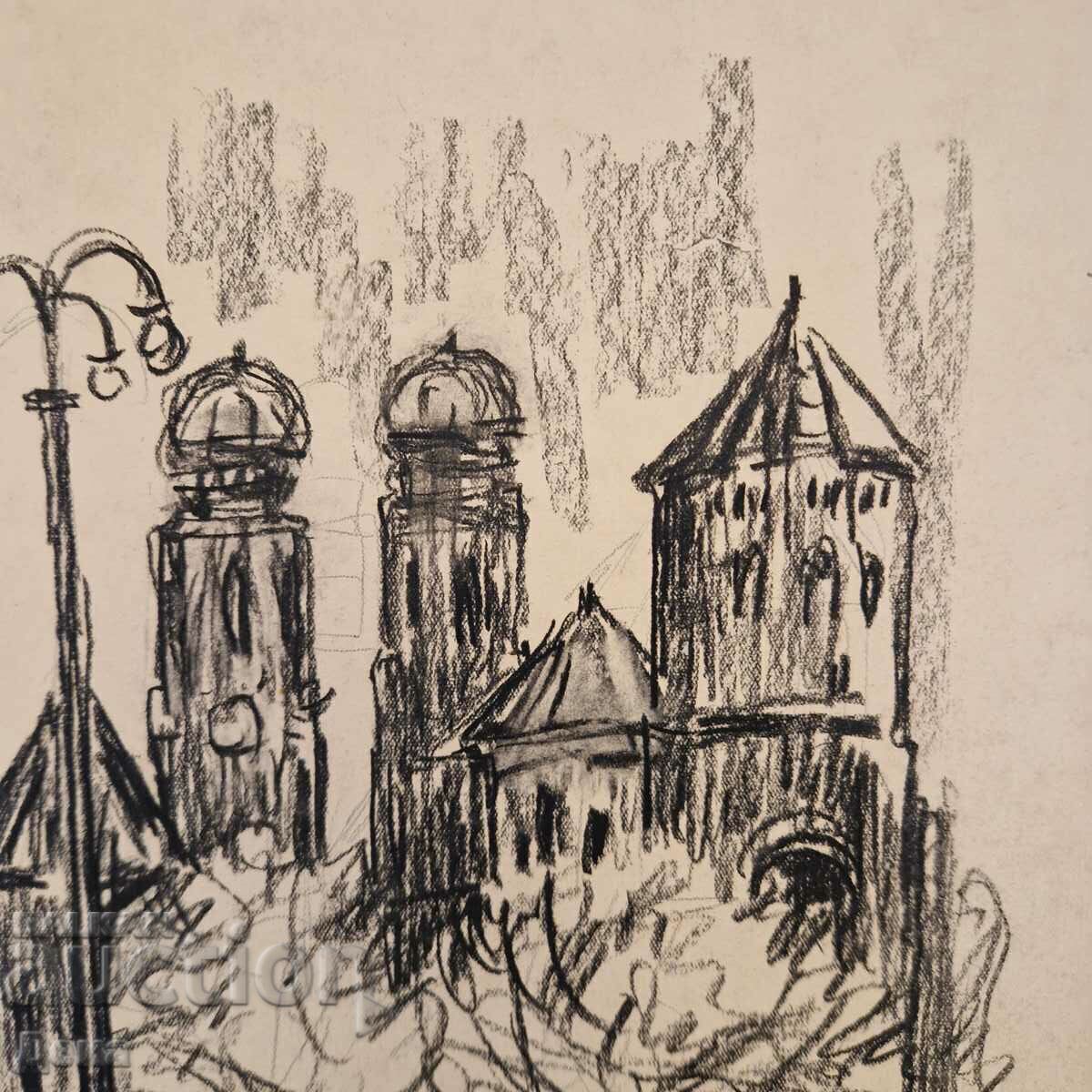 Zhivka Peicheva's drawing with price 80.00 BGN | € 40.90