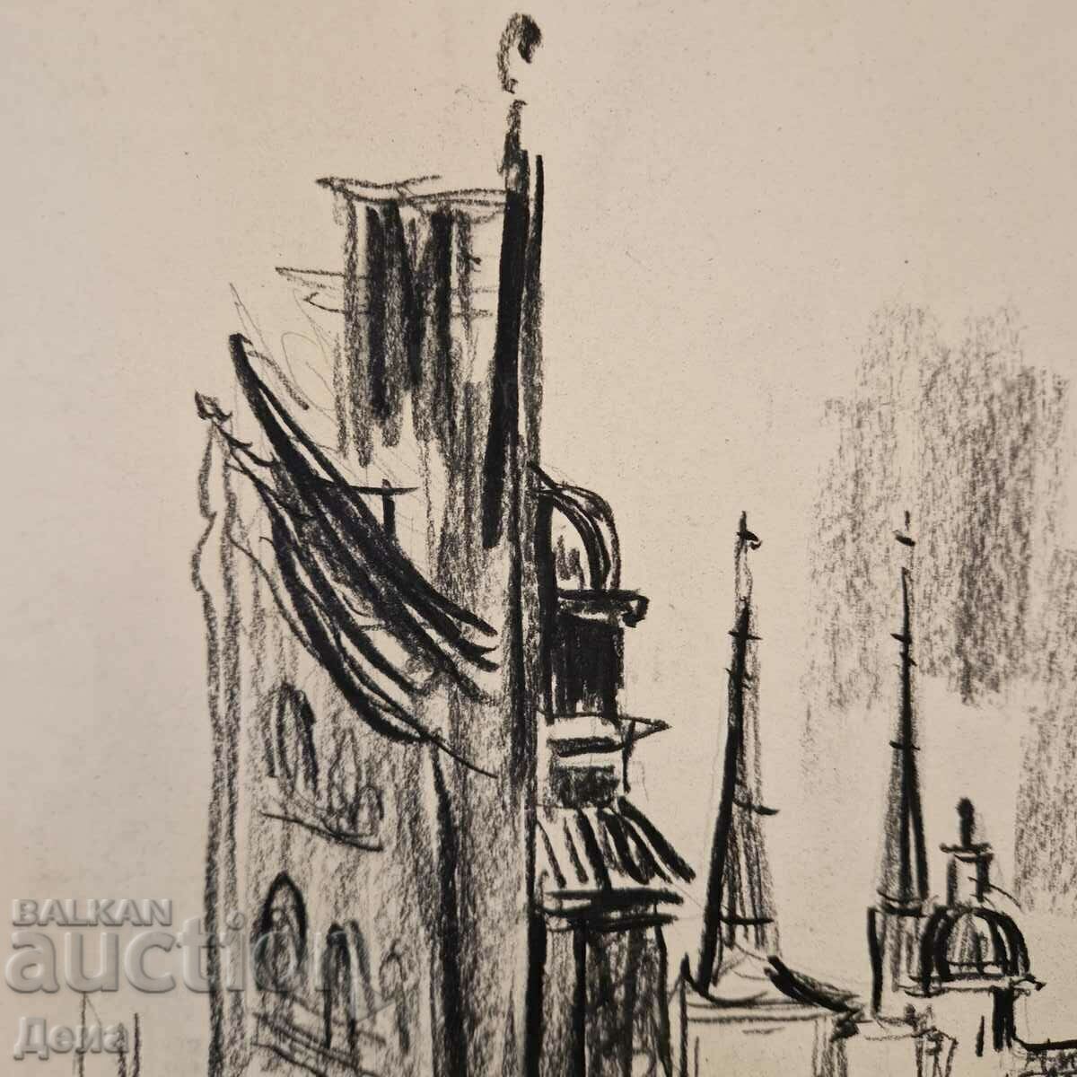 Zhivka Peicheva's drawing with price 80.00 BGN | € 40.90 Zhivka Peicheva's drawing with price 80.00 BGN | € 40.90